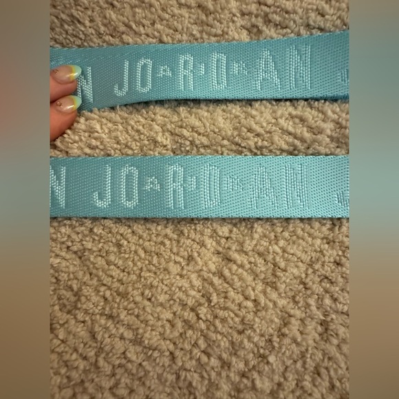 New Jordan Blue Crossbody Bag Sleek Design with yellow trim Crossbody - Picture 4 of 6